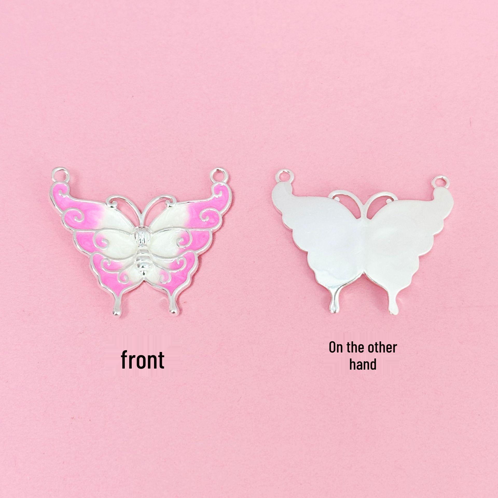 Sterling Silver Butterfly Pendant Charm for DIY Bracelet & Jewelry Making