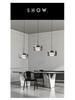 2025 Modern Minimalist Glass Pendant Light with Adjustable Height for Dining Table or Bar