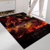 Mountain Rider Sunset Carpet Home Decor Living Room and Bedroom Mats Dormitory Decoration Art Bathroom Mat