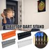 Wall Mounted Dart Holder Dart Storage Rack 6 Slots Dart Organizer Display Rack for Home Game Room Club Office Dartboard Accessory