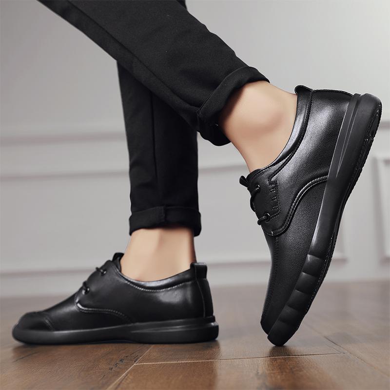 Men's  Fashionable Leather Shoes Men's British Casual Shoes Wedding Party Dress Shoes British Style