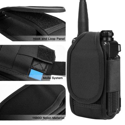 Radio Holster Holder Case Waterproof Walkie Talkie Holster Portable Two Ways Radio Holster Radio Case Nylon Carry Bag