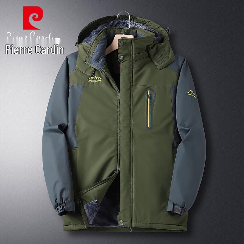 

Pierre Cardin Men s Fleece-Lined Windproof Outdoor Jacket L