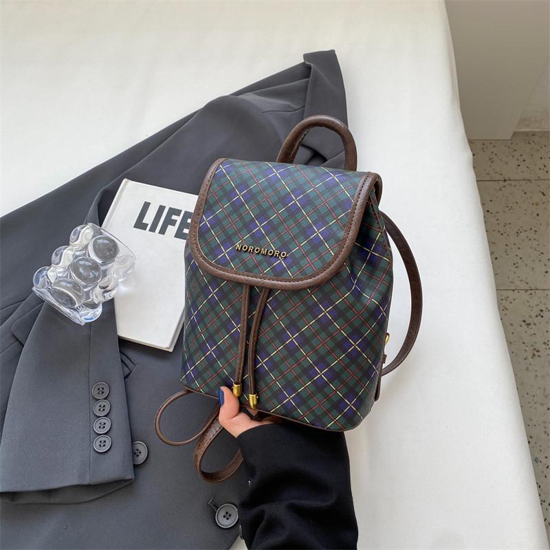 Korean Ins Girl College Wind Bag 2023 New Retro Fashion Backpack Shoulder Bag