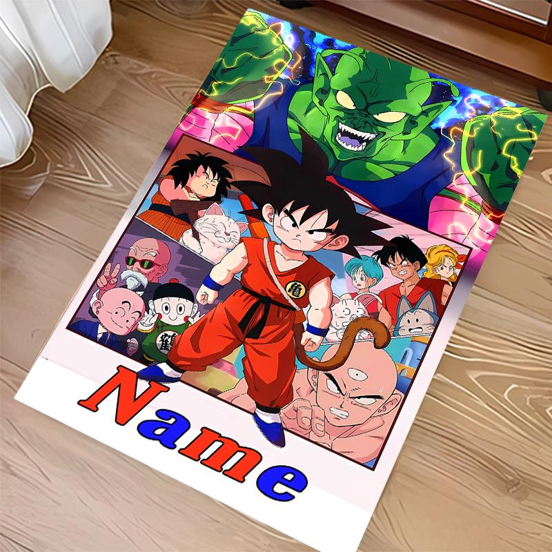 Custom personalization Dragon Ball Print Area Rug - Soft, Washable Non-Slip Indoor Mat,Living Room,Home&Office Decorative Rug