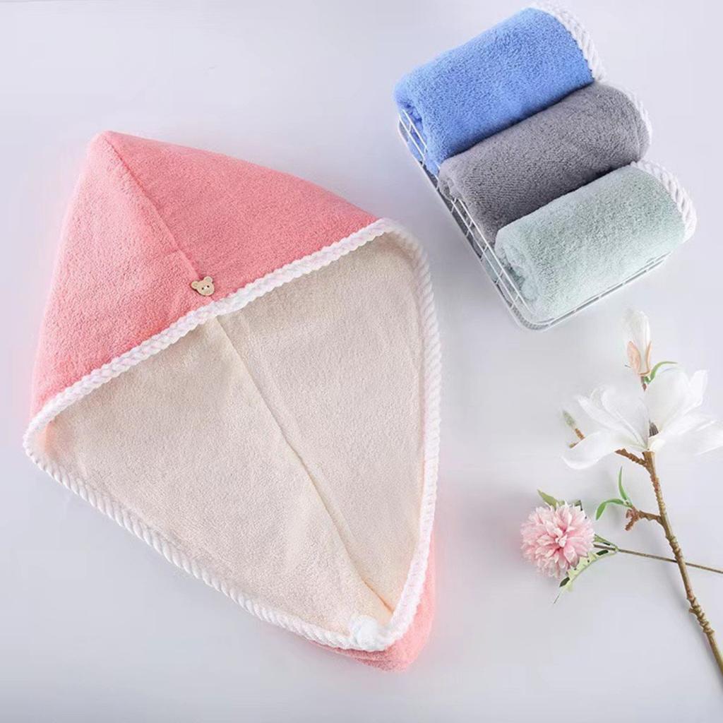JOYBLISS Microfiber Hair Towel Magic Fast Drying Dryer Towel Women Wrap Head Absorption Water Bath Hat