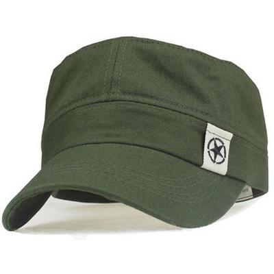 Women Men Flat Roof Military Hat Cadet Patrol Bush Hat Baseball Field Cap Snapback Casual Caps