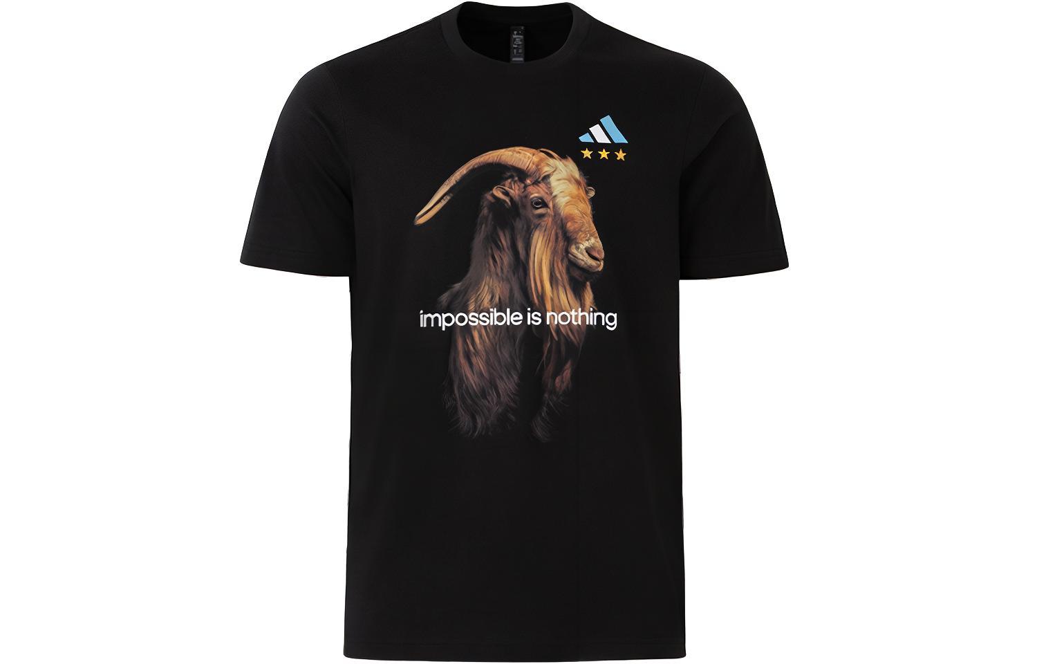 Мужская футболка Adidas Messi Черная IW3613 M