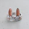 Animal Girl Kids Finger Jewelry Korean Style Rings Rabbit Ring Adjustable Ring Women Opening Rings