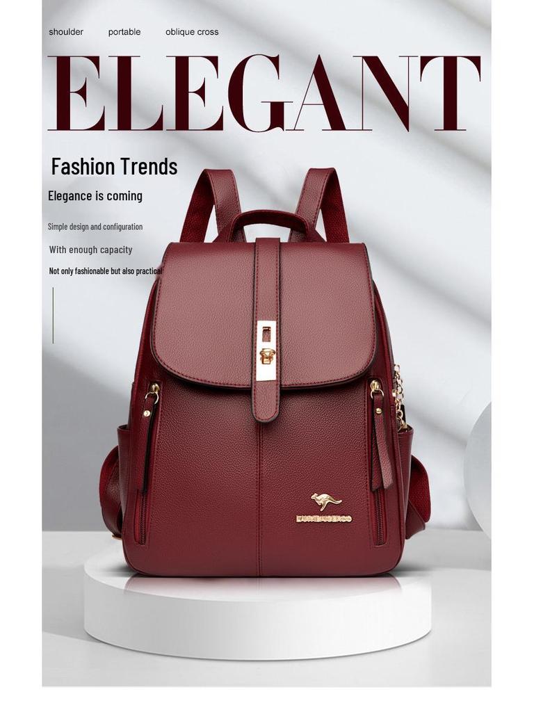 2023 Damen Rucksack mit großer Kapazität Retro: Modische, Vielseitige, Lässige Umhängetasche
