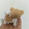Cute Crochet Cat Mini Knitted Cat Creative Handwoven Animal Bookshelf Decor Christmas Gift