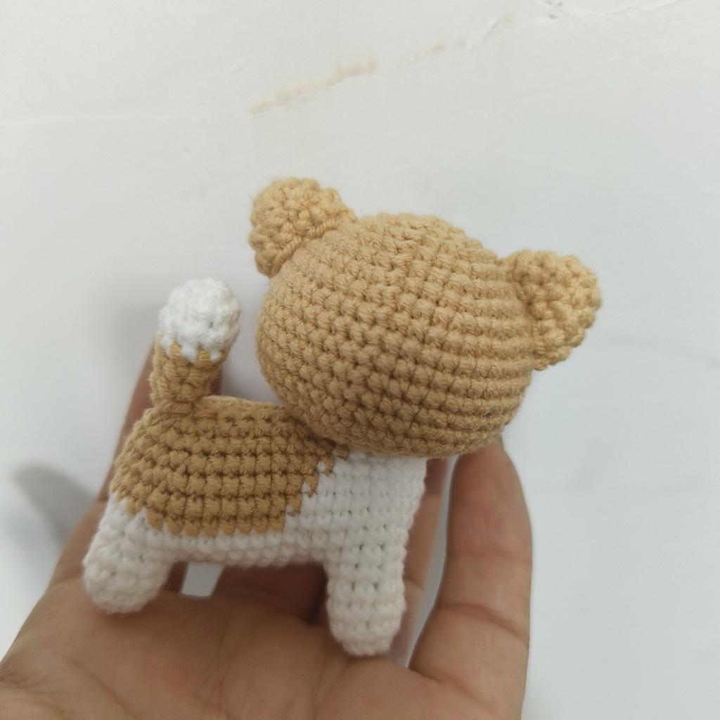 Cute Crochet Cat Mini Knitted Cat Creative Handwoven Animal Bookshelf Decor Christmas Gift