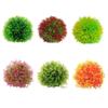Artificial Aquatic Plant Colorful Pinecone Ball Aquarium Grass Ornament Decorative Ball Terrarium Aquascaping Decor Ornament for Fish Tank
