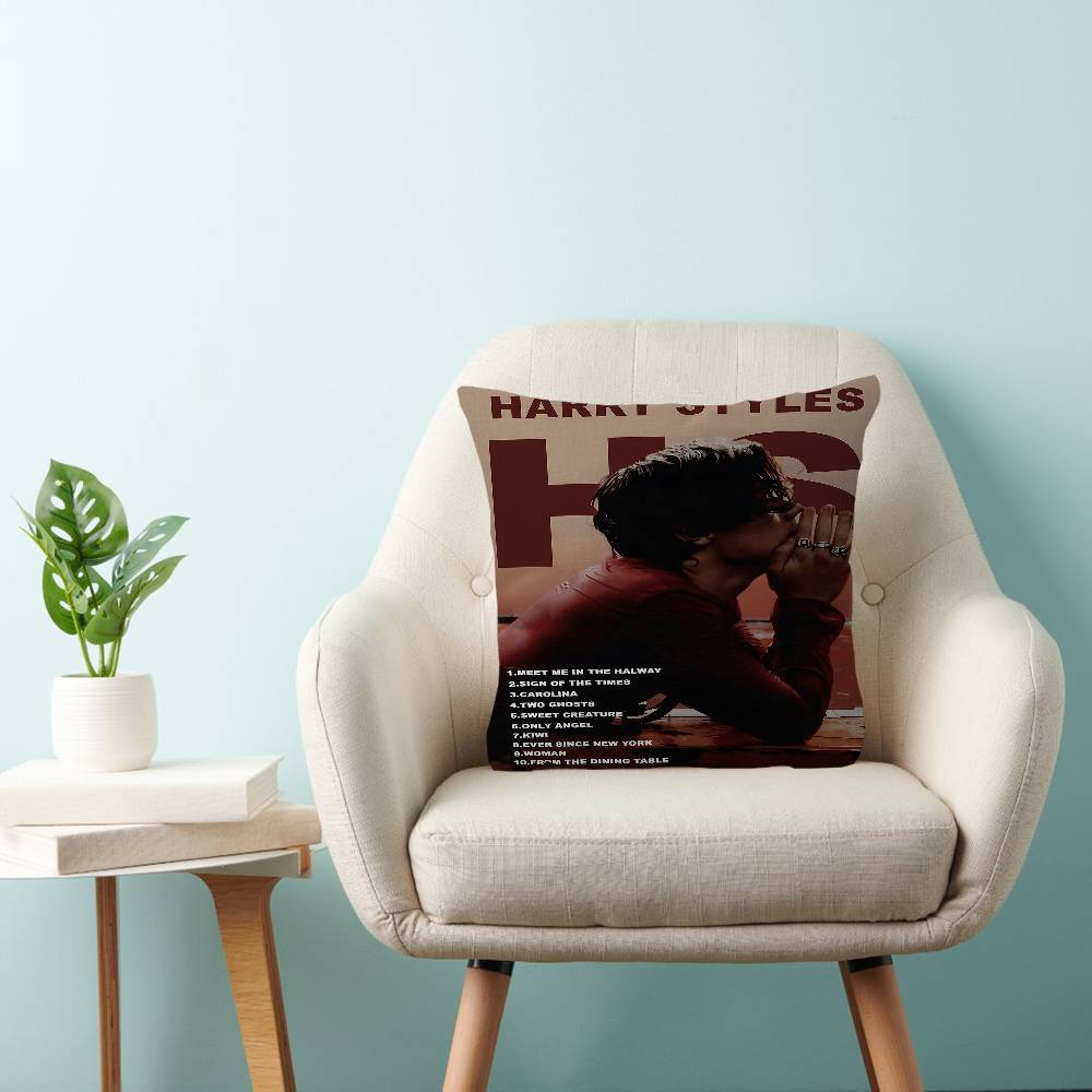 Singer H-Harrys S-Styles Cushion Cover Pillow Cover Decor Pillowcase Printed Cushion Case For Couch