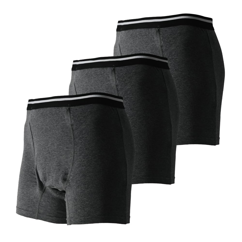 Jednorázové inkontinenční kalhotky NOMORE pro šedé slipy s absorpčními vložkami pro amoniak a moč 3 [PIBU] [Bez upozornění] Muži, [Boxerky Zápach, Vůně, Kontrola]