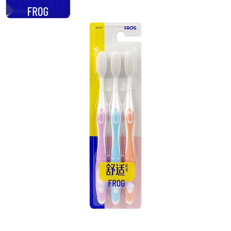 Frog Soft Bristle Adult Toothbrush (6-Pack)