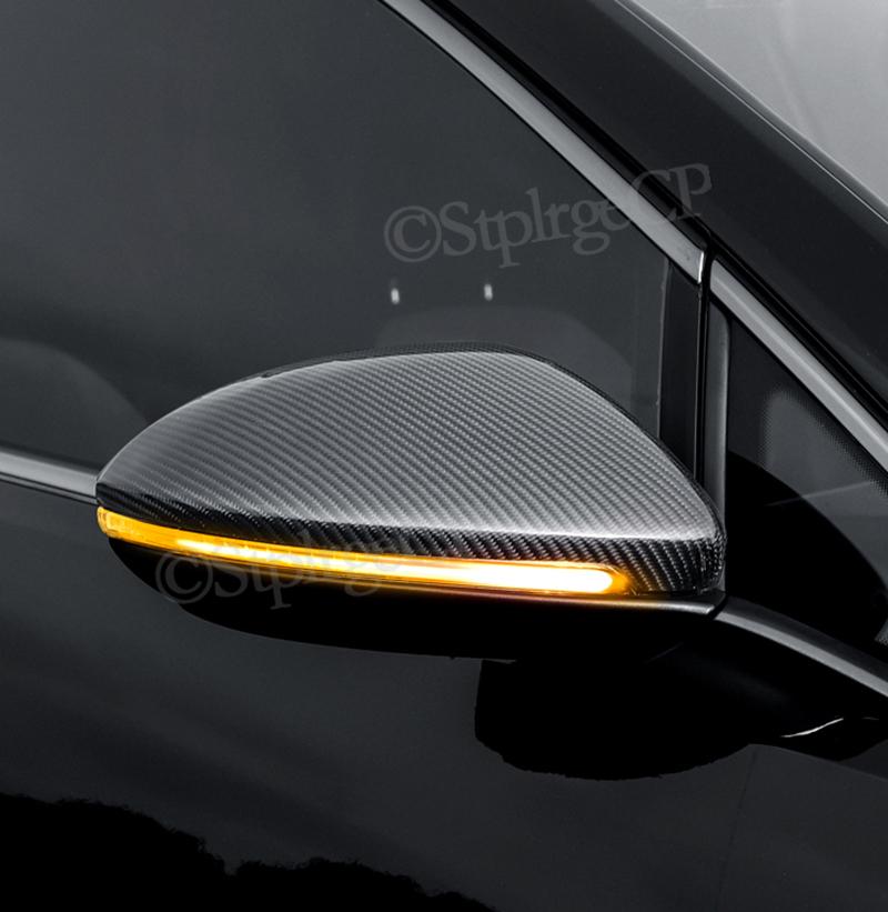 POLO Scirocco EOS Bora Jetta Käfer Passat Sagitar Auto Kohlefaser Rückspiegelabdeckung Für Volkswagen VW Golf 6 Golf 5 Golf 7 CC