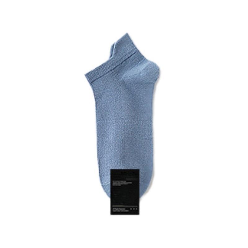 Men Spring and Summer Days Thin Deodorant Wicking Mesh Does Not Fall with Sports Ear Lifting Boat Socks