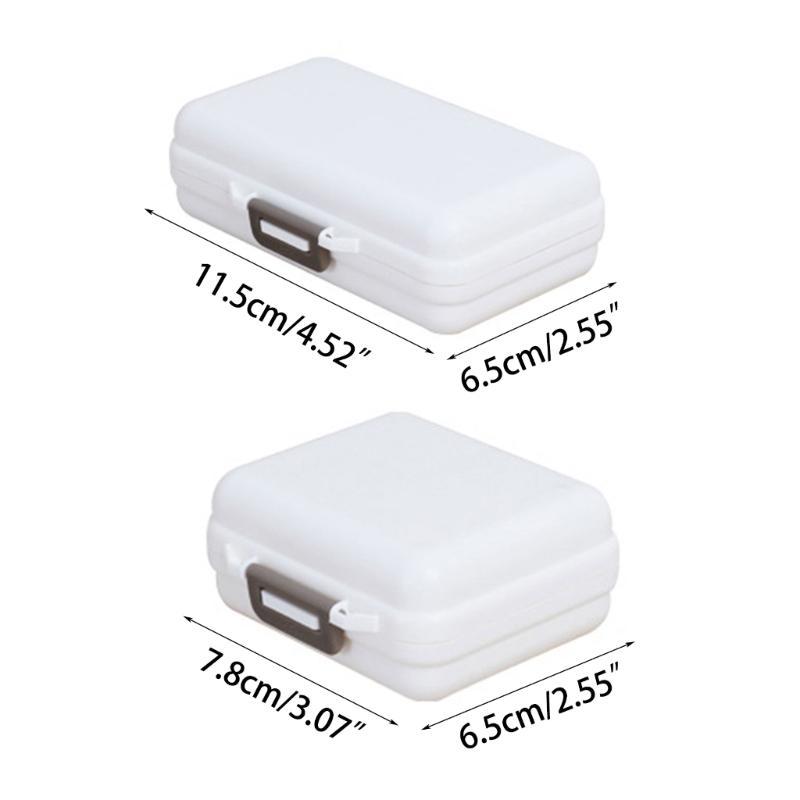 Multi Pocket Medicine Organizer 7-Day Pills Case Holder Container Storage Box for Supplements and Medications Organiser