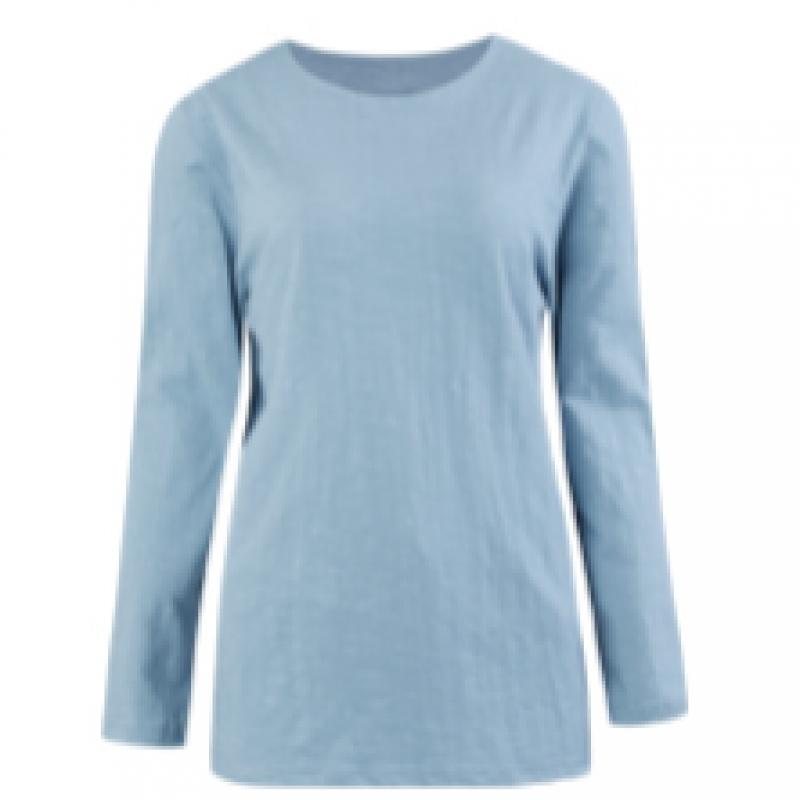 Shop Women Slab CoTTon AuTumn Long Sleeve T shirT Wine Dai Wsh 1001
