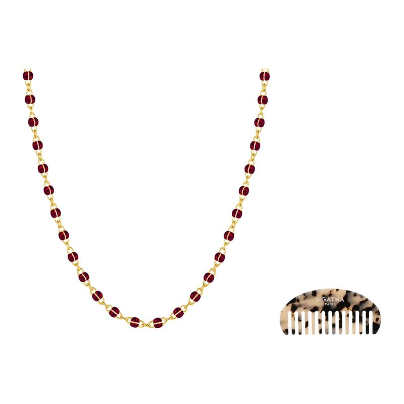 Agatha Aijiasha classic beading series, retro small beads, French light luxury, ins style, versatile, celebrity trend, graduation 02680922-473-TU