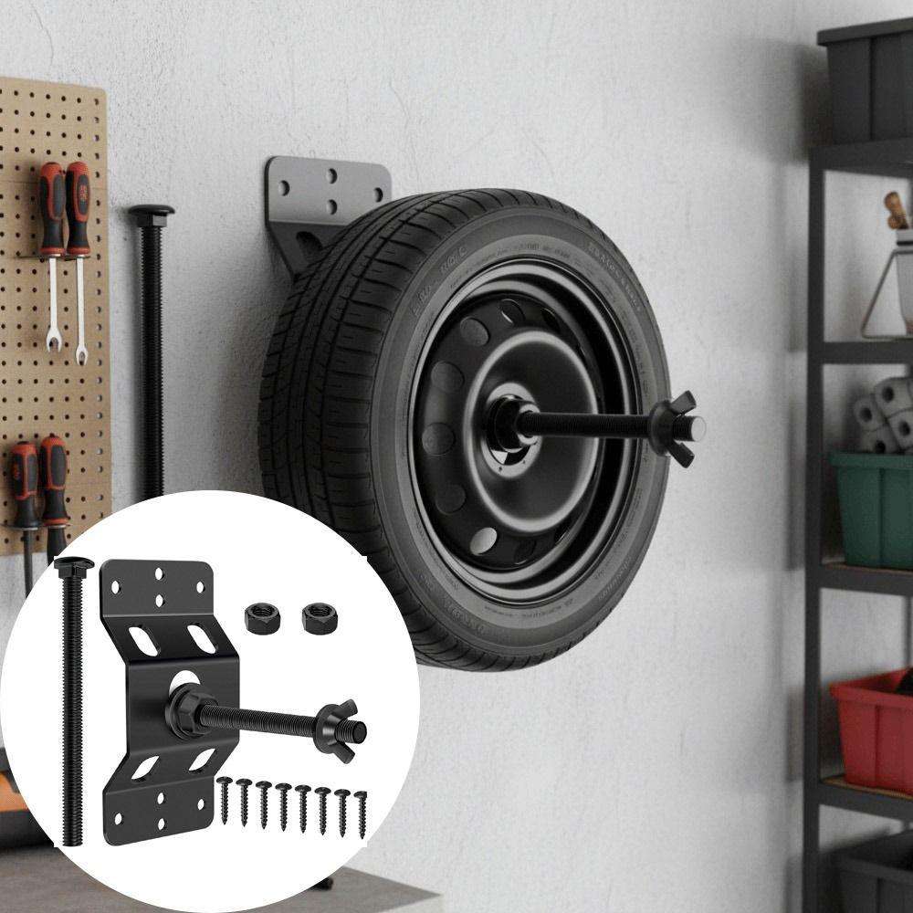 Heavy Duty Enclosed Trailer Tire Bracket Spare Tire Mounting Bracket  For Enclosed Trailers