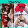 Winter Ladies Half Finger Gloves With Soft Knit Material Fashion