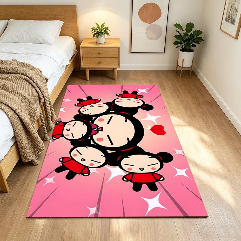 Pucca Large Mouse Pad Desk Mat Study Desk Mat Non-Slip Rubber Bottom Perfect Gift for Gamers