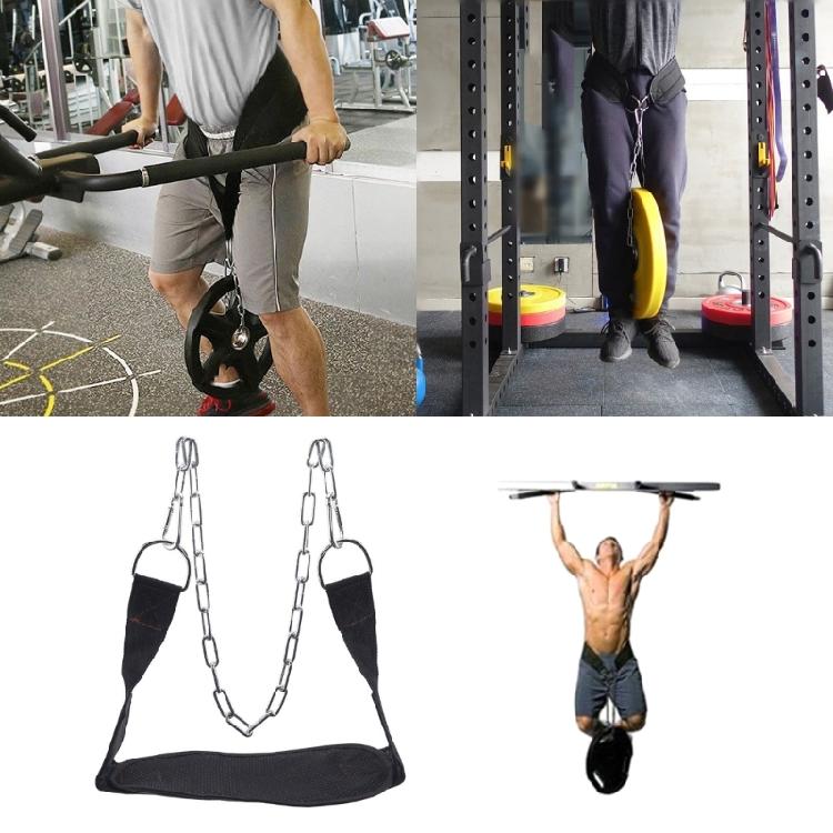 Weight Lifting Dipping Belt with Chain Weighted Dip Belt with Chain for Pullups
