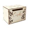 Artistic Wooden Card Display Box With Bucolic Charm Antique Fashion Card Holders Ideal For Wedding Decors And Party Favors