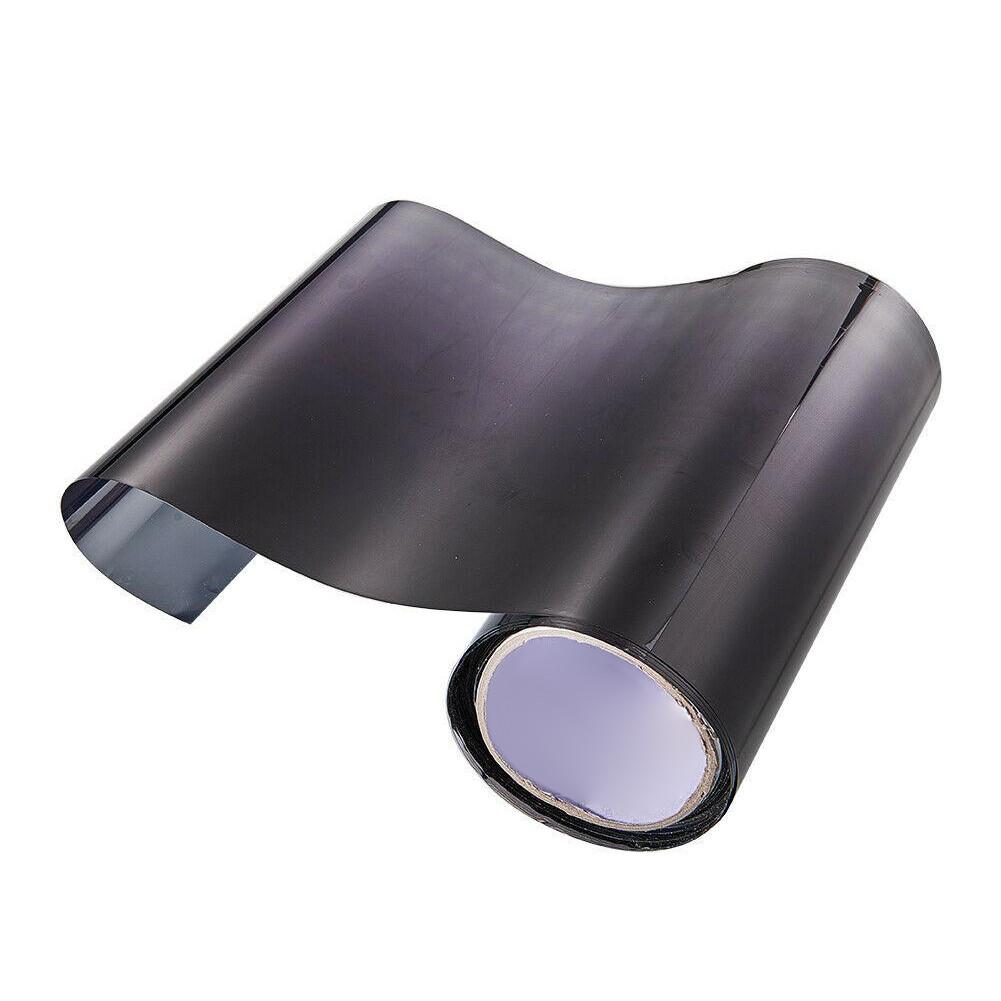 High Quality Car Sun Front Film Accessories Black Stretchable Sun Visor Tint With Scraper 20CMx150CM Banner Front Windshield