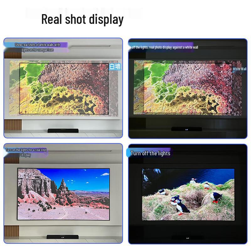 IN&VI 120-Inch Fresnel Long-Throw ALR Fixed Frame Projector Screen