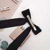 Lystrfac Vintage Schwarzes Samt Schleife Haarspangen für Frauen Langes Band Haarnadel Einfache Top-Klammer Damen Haarklammern Haaraccessoires
