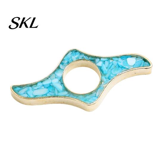 Eye-catching Glitter Bookmark Book Page Holder, Thumb Ring Holder for Reading, Smooth Edge Metal Opener Reading Accessory Students Readers