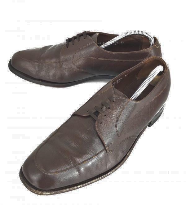 

80s Vintage Florsheim Leather U-Tip Goodyear Men 11.5D 29.0 Brown