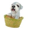 Cute Dog Ornament Entry Key Storage Basket Puppy Statue for Living Room Entrance Office Decoration Type 2