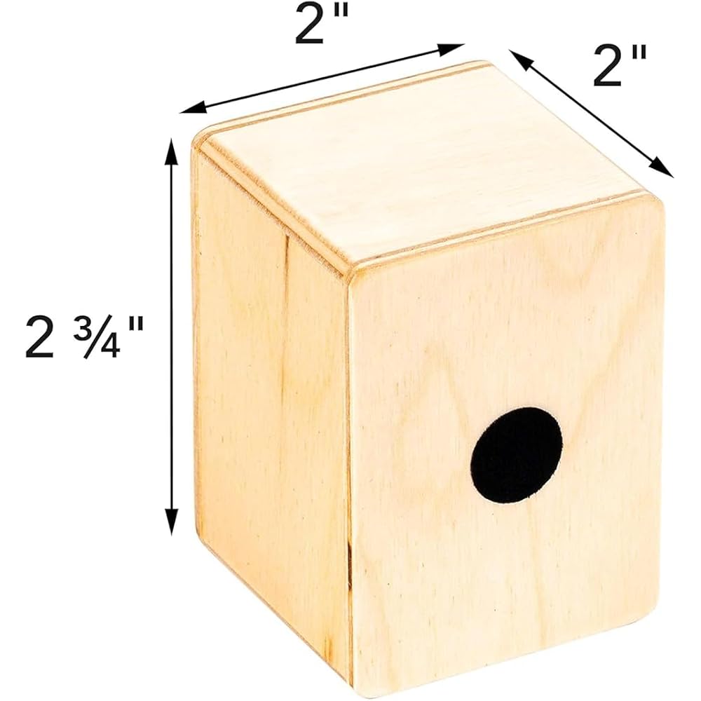 MEINL Percussion Shaker Mini Cajon Style Shakers, Set of 3 (SH50-SET) [Official Japanese Product]