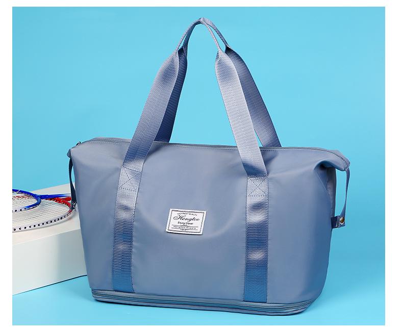Women's Large Waterproof Travel Bag with Dry/Wet Separation, Expandable Storage, Ideal for Fitness, Swimming, Business Trips