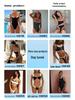 2024 Schwarz & Weiß Colorblock High Waist Bikini - Elegante Bademode im europäischen und amerikanischen Stil