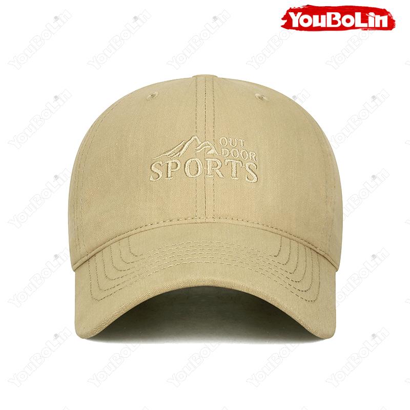 Comfortable Soft-Top Baseball Cap Embroidery Outdoor Hat Hiking Mountaineering Sun Protection Hats Casual Commute Baseball Caps