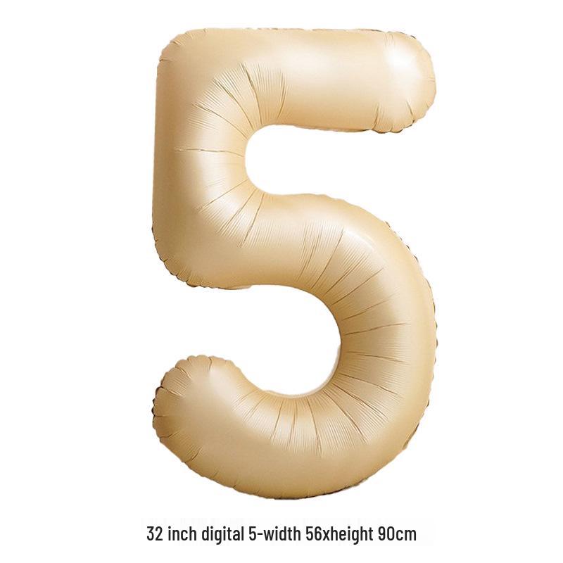 32-Inch White Number '40' Birthday Balloon, Aluminum Foil Party Decoration Prop