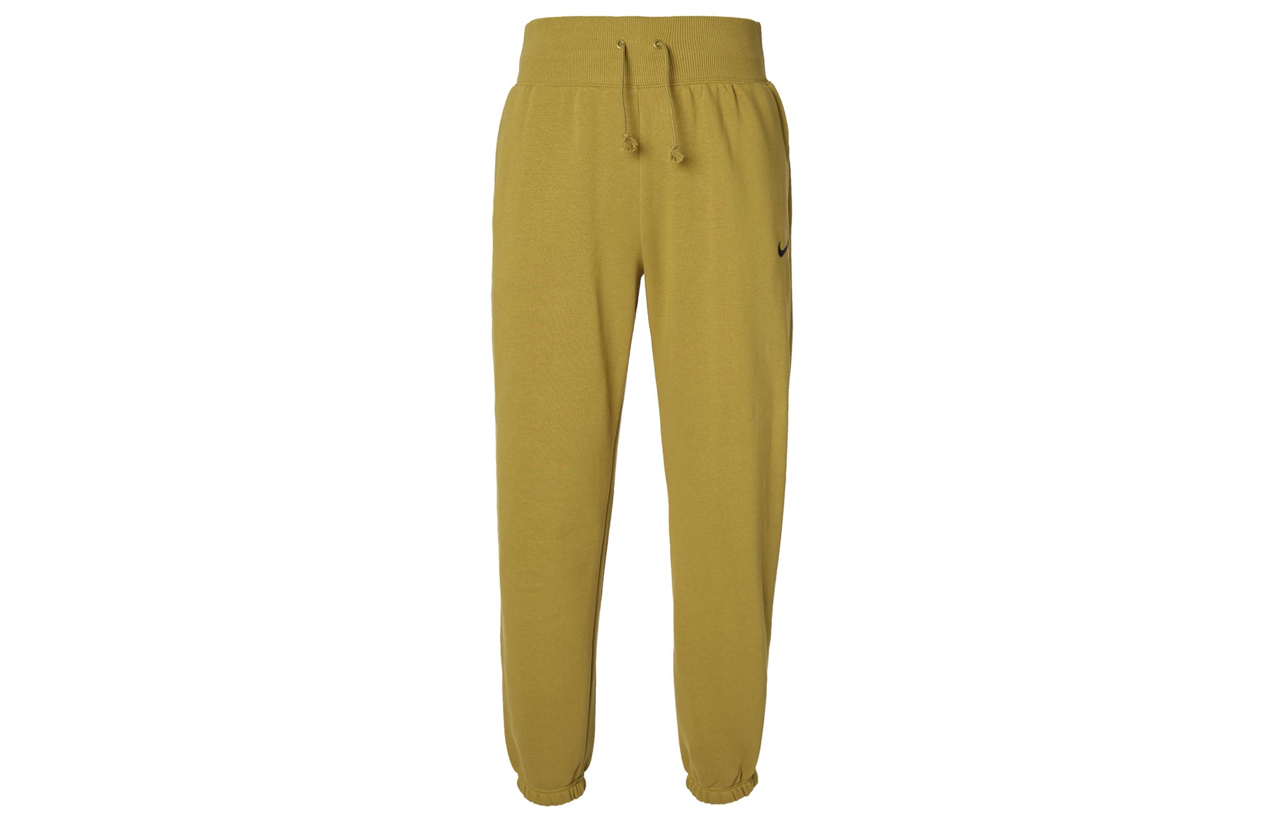 Nike Phoenix Fleece Solid Color Lace Up Elastic Cuff Loose Fit Fleece Lined Knitted Sweatpants Women s Bronze DQ5888-716 XS