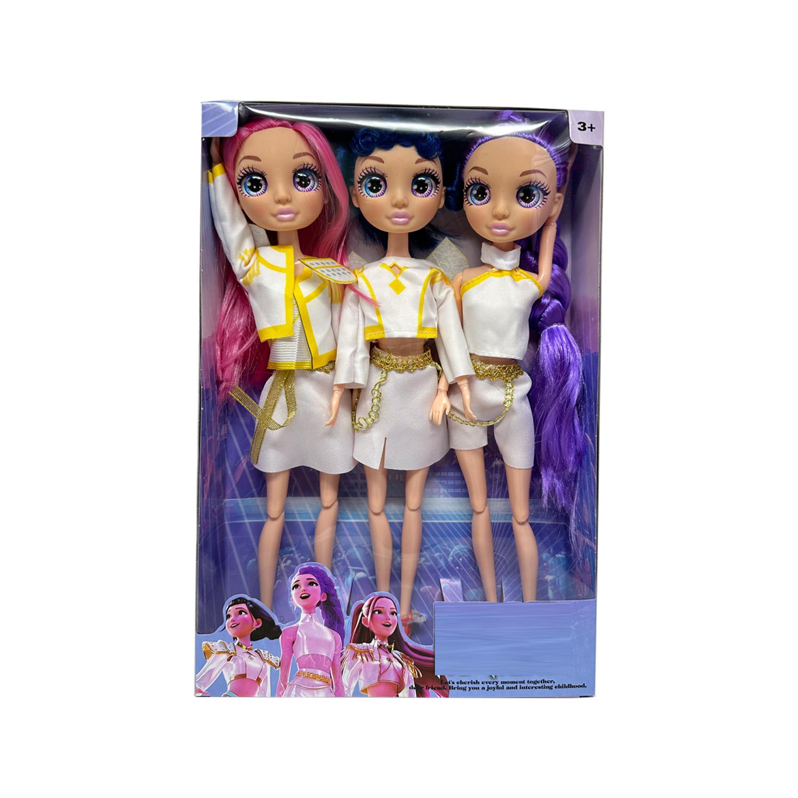 

Fashionable Plastic Doll Figures Collection With Unique Stylish Outfits And Colorful Hairstyles Perfect Gift For Kids To And Creat One Size