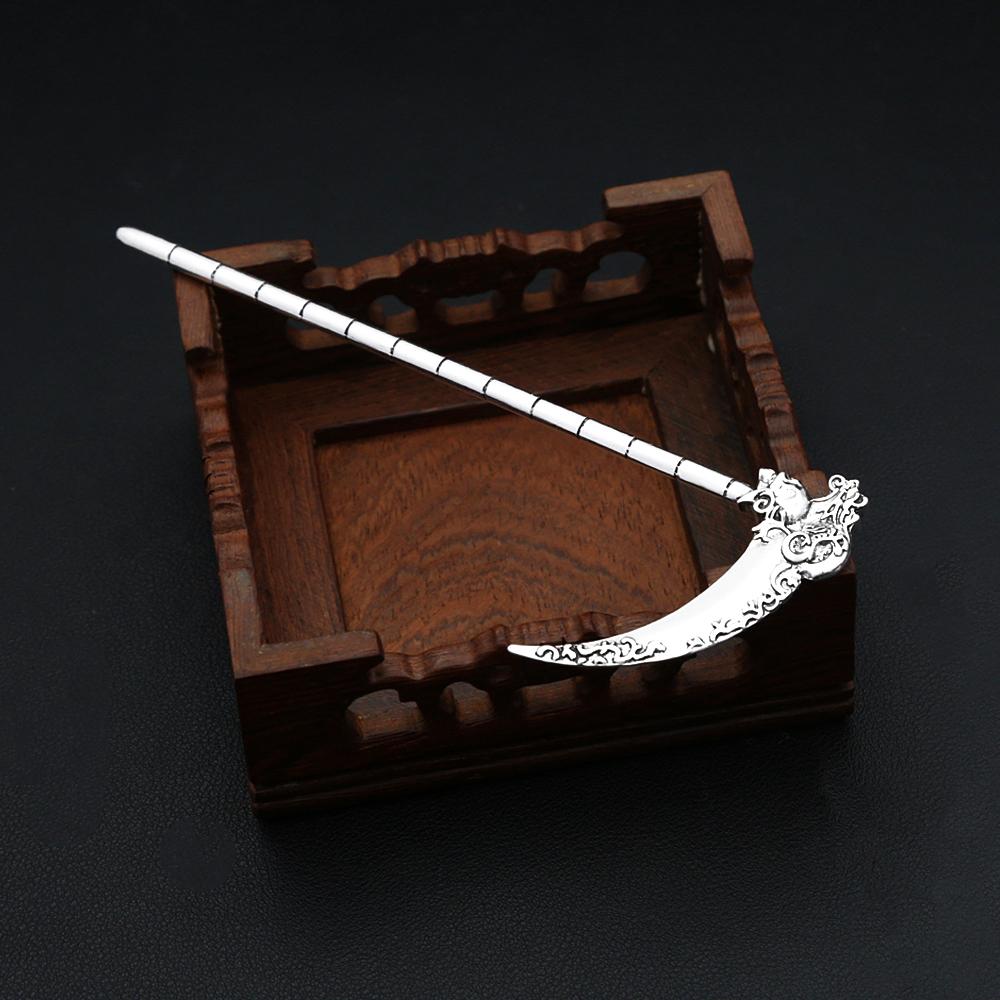 Vintage Nordic Vikings Lunar Phase Sword Hairpins Fashion Punk Viking Animal Hair Stick For Women Men Amulet Jewelry