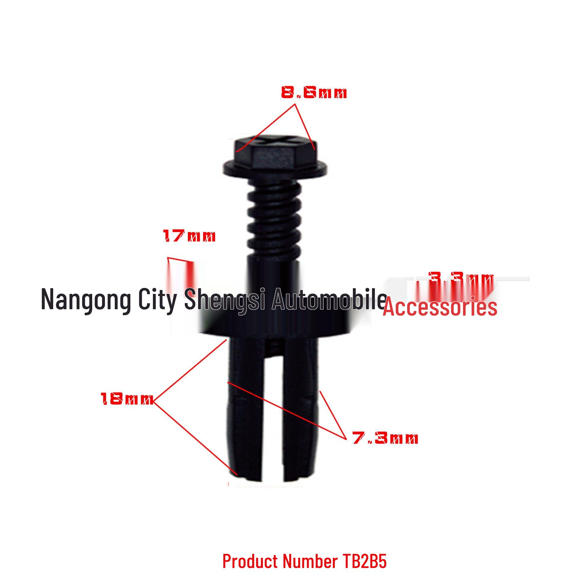 

Nissan Car Bumper Grille Clip: Universal Fixing Buckle for Outer Decoration & Inner Lining Accessories 10000 units