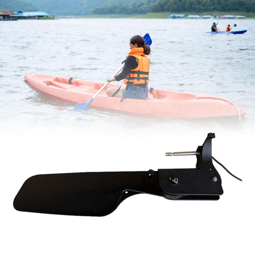Kayak Tail Rudder Canoeing Accessory PVC Replace Parts, Foot Control Canoe Boat for