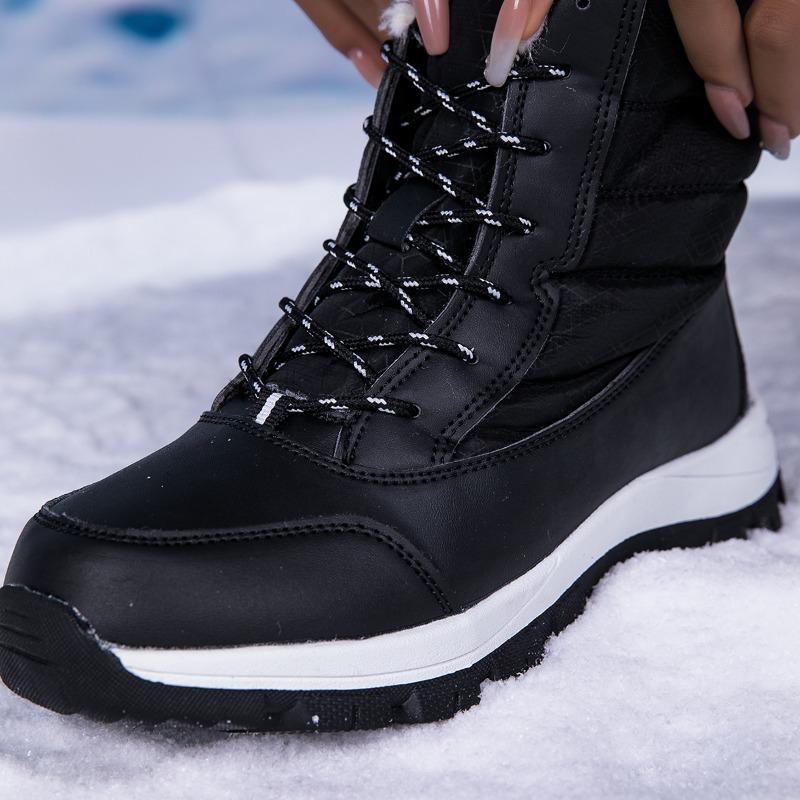 Women's High-top Cotton Shoes Boots Large-size Outdoor Anti-slip Waterproof Women's Snow Boots Winter Shoes for Women