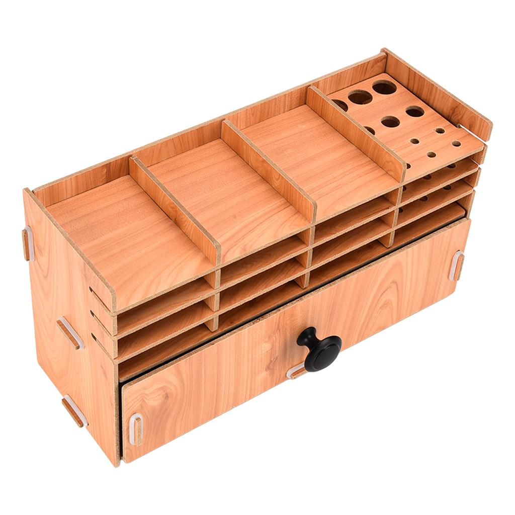 Strass Aufbewahrungsbox DIY Holz Mehrschichtige Fächer Strass Werkzeug Organizer für Strasssteine Ohrringe Halsketten