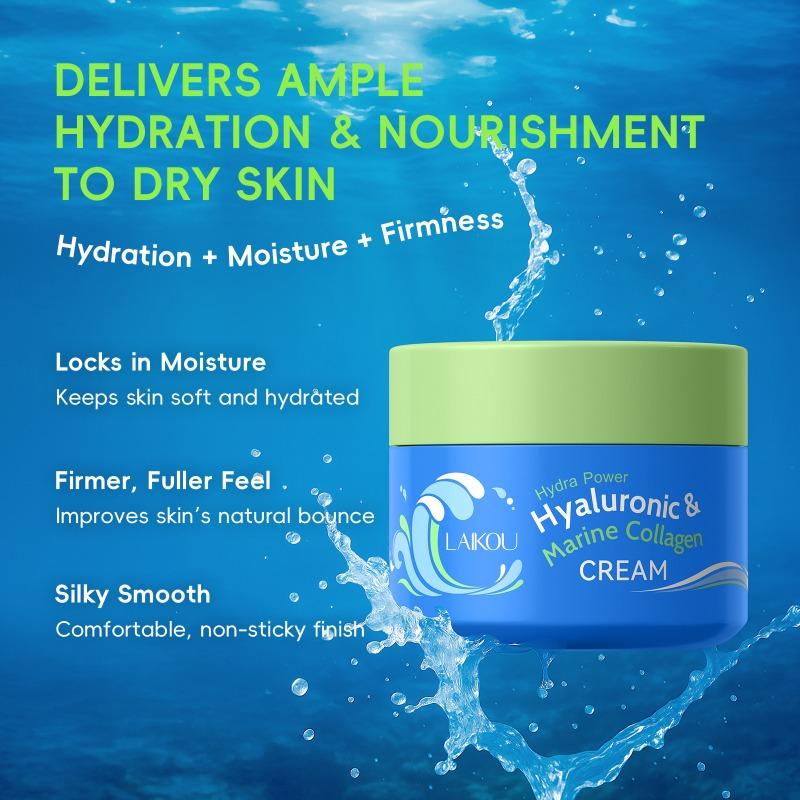 LAIKOU Hyaluronic Acid Collagen Cream 30g Hydrating and Moisturizing