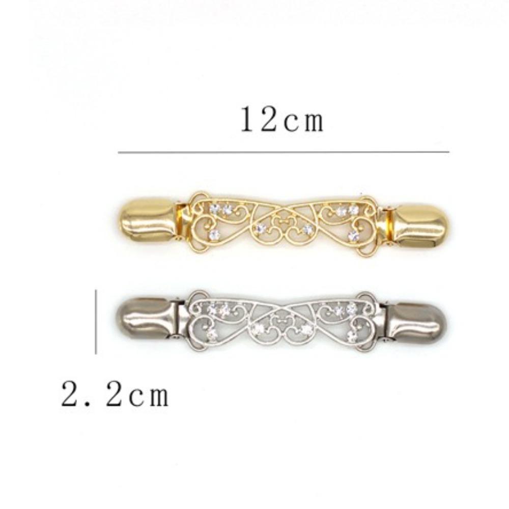 Vintage Sweater Clips Retro Back Cinch Shawl Cardigan Collar Clip To Tighten Dress Pant Waist Tightener for Women Girls Clothing